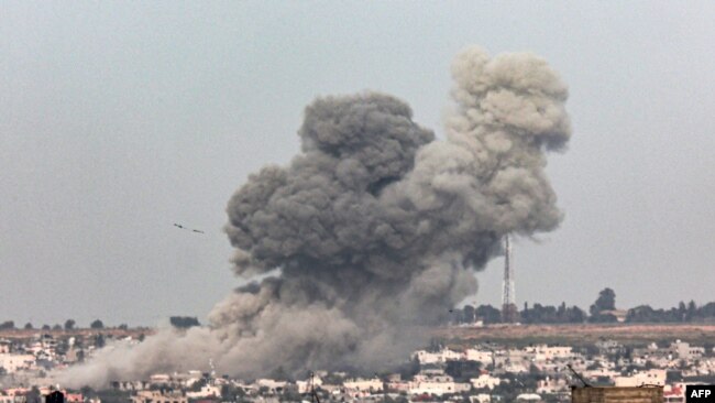 حملات هوایی اسرائیل به شهر رفح