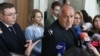 Бойко Борисов по време на брифинг.