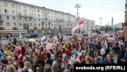 Акцыя салідарнасьці, гранд-марш, Менск, 29 жніўня