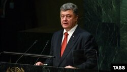 Петро Порошенко в Нью Йорку, 27 вересня 2015 року 