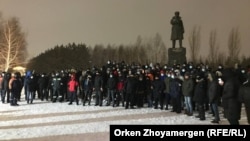 گردهمایی‌های اعتراض‌آمیز در قزاقستان.