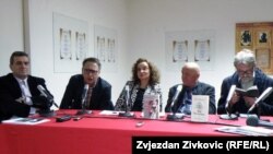 S lijeva na desno: Vukadinović, Bašović, Murtić, Vukolić i Simić