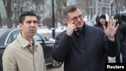 Голови МЗС України та Румунії Дмитро Кулеба та Міхай Попшой у Києві в січні 2024 року