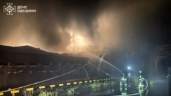 Pompierii sting un incendiu în portul Odesa, în primele ore ale zilei de marți,