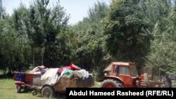 یکی از فامیل های بی جا شدهء ولسوالی دند غوری ولایت بغلان