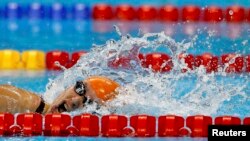 У другий день ігор Єлизавета Мерешко виборола «срібло» на дистанції 200 метрів комплексним плаванням.