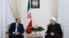 Iran - President Hassan Rouhani meets with Armenian Prime Minister Hovik Abrahamian, Tehran, 20Oct2014.