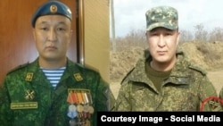 Один і той же військовий – зліва у формі російської армії, справа – в камуфляжі з шевроном так званої «Новоросії»