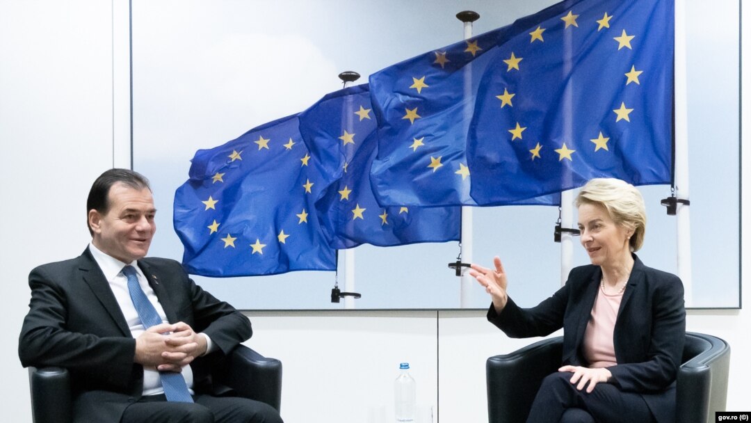 Premierul Ludovic Orban a discutat cu președinta Comisiei Europene, Ursula von der Leyen, despre Schengen și MCV