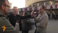 Рымашэўскі і апэратар у цывільным