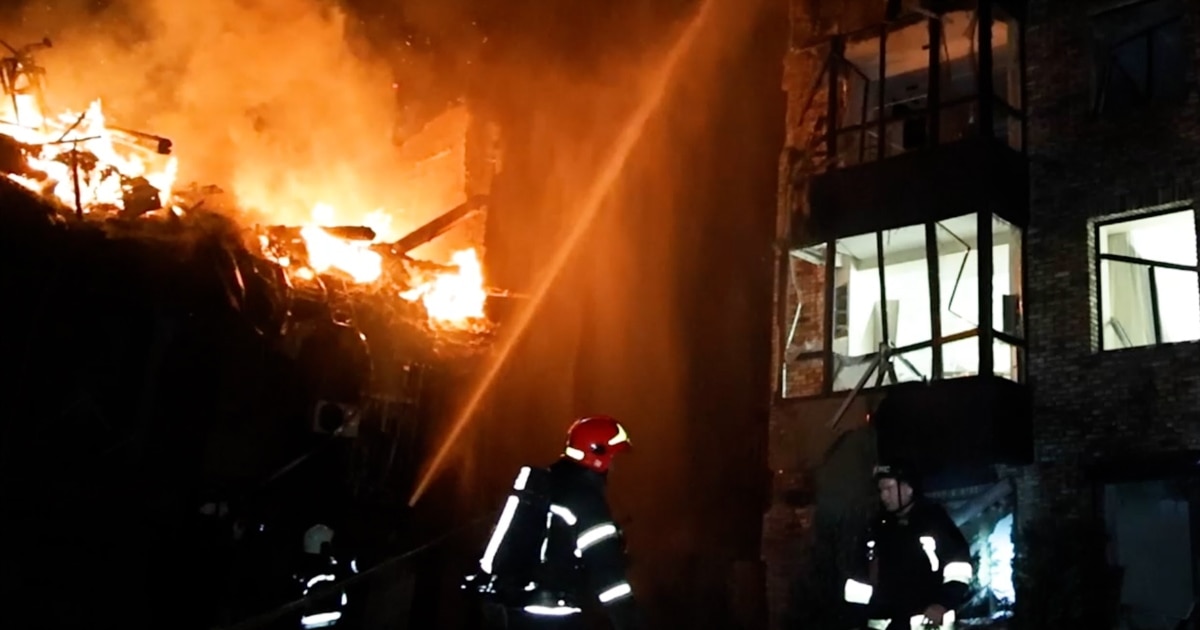 Russia Hits Ukraine Overnight With Deadly Drone And Missile Attack