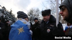Полиция на акции "Единства равных"