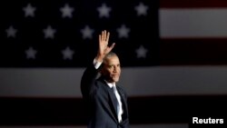 Президент США Барак Обама во время прощального выступления в Чикаго, 10 января 2016 год 