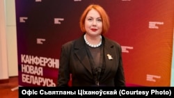 Юлія Міцкевіч, прадстаўніца Аб'яднанага пераходнага кабінэту ў сацыяльных пытаньнях