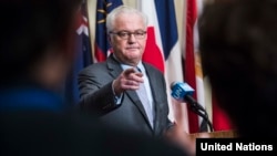 Vitaly Churkin, Russia's ambassador to the United Nations, has dismissed as "unconvincing" UN investigators' documentation of chemical attacks by Syria.