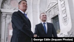 Președintele Klaus Iohannis cu procurorul Augustin Lazar, 27 februarie 2019