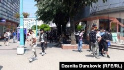 Migranti u centru Bihaća