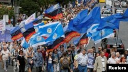 Шествие, организованное профсоюзами Украины. Киев, 6 июля 2016 года.