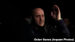 Mercenarul Horațiu Potra, în timpul unei vizite la poliție - ianuarie 2025.