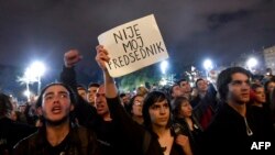 La protestele de la Belgrad