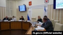 Малый зал крымского Совмина