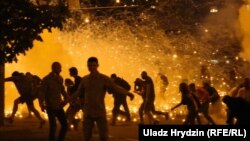 Столкновения между протестующими и спецназом милиции в ночь на 10 августа 2020 года в Минске