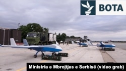Chinese drone Ch92 exhibited by the Serbian Ministry of Defense.