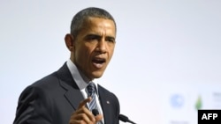 Барак Обама на климатическом саммите в Париже 