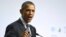 Birleşen Ştatlaryň prezidenti Barak Obama. 30-njy noýabr, 2015 ý. Pariž, Fransiýa.