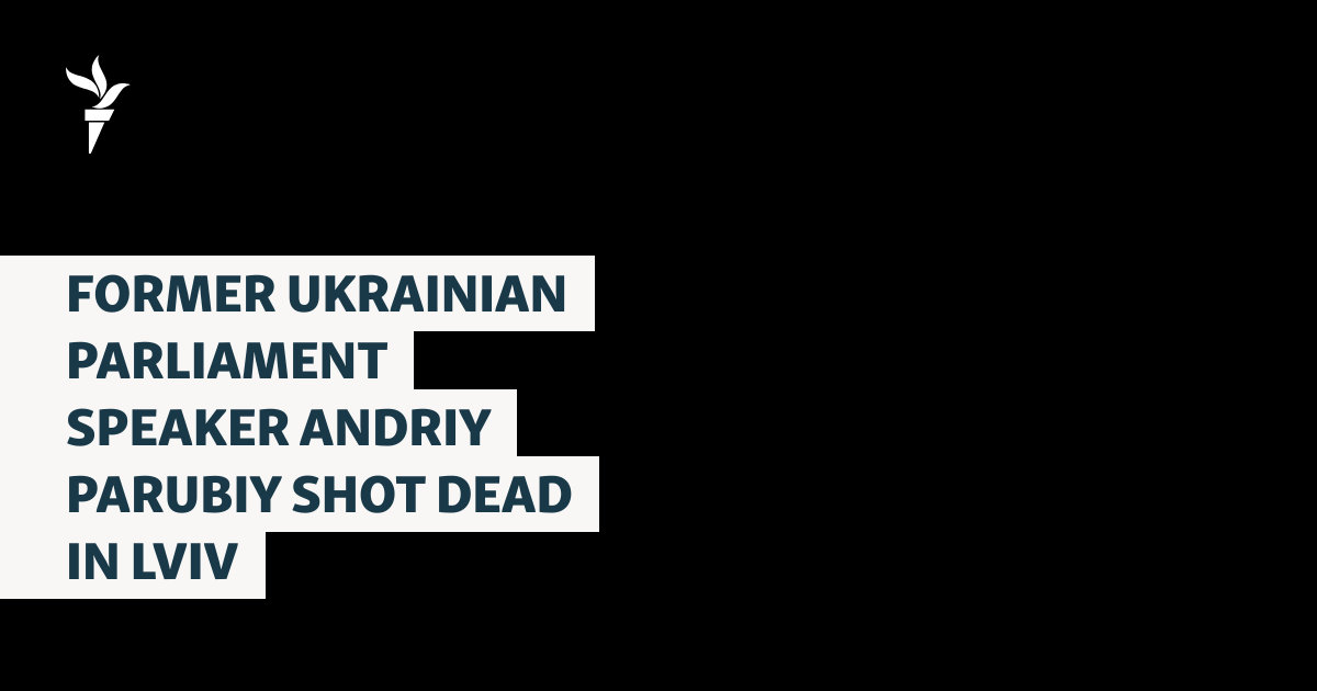Former Ukrainian Parliament Speaker Andriy Parubiy Shot Dead In Lviv