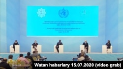 Брифинг по итогам визита миссии Европейского регионального бюро ВОЗ в Туркменистан, Ашхабад, 15 июля, 2020.