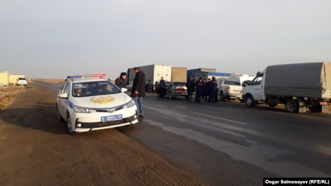 Қызылорда-Құмкөл бағытындағы жол жабық тұр. 3 желтоқсан 2019 жыл.