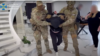 Imagine dintr-un clip video postat pe YouTube de Serviciul de Securitate al Ucrainei, care ar înfățișa reținerea presupușilor spioni ai Ungariei în Zakarpattia 