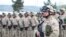 На военной базе в Вазиани состоялась церемония официальных проводов военнослужащих, отправляющихся в Афганистан