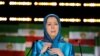 Maryam Rajavi, president-elect of the National Council of Resistance of Iran (NCRI), delivers a speech during their gathering in Villepinte, near Paris, France, June 30, 2018. REUTERS/Regis Duvignau