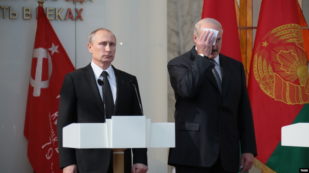 Олександр Лукашенко та президент Росії Володимир Путін