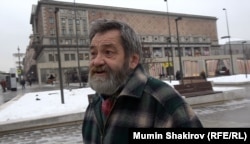 Сергей Мохнаткин на Триумфальной площади в Москве
