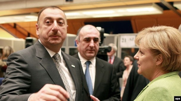 İ.Əliyev və A.Merkel