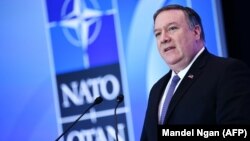 Держсекретар США виступав 4 квітня у Вашингтоні на зустрічі міністрів закордонних справ країн НАТО, які зібралися з нагоди 70-ої річниці утворення Північноатлантичного оборонного альянсу