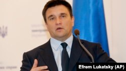 Украинскиот министер за надворешни работи Павло Климкин 
