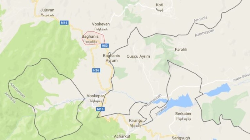 Вчера были обстреляны армянские села Баганис и Коти, повреждены дома, автомобили