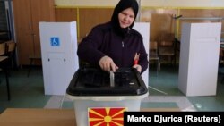 Голосование в Македонии