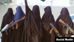 Western women who have traveled to IS-controlled lands and who have married militants there offer advice to potential "jihadi brides" via social media, while Russian-speaking women in IS issued a call for other "sisters" to come and join them in Syria.