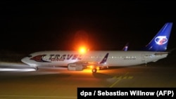 Авионот на чешката авиокомпанија полетува од Лајпциг за Кабул. 24.10.2017
