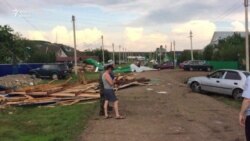 Башкортстанда көчле яңгыр һәм давыл китергән зыянны исәплиләр