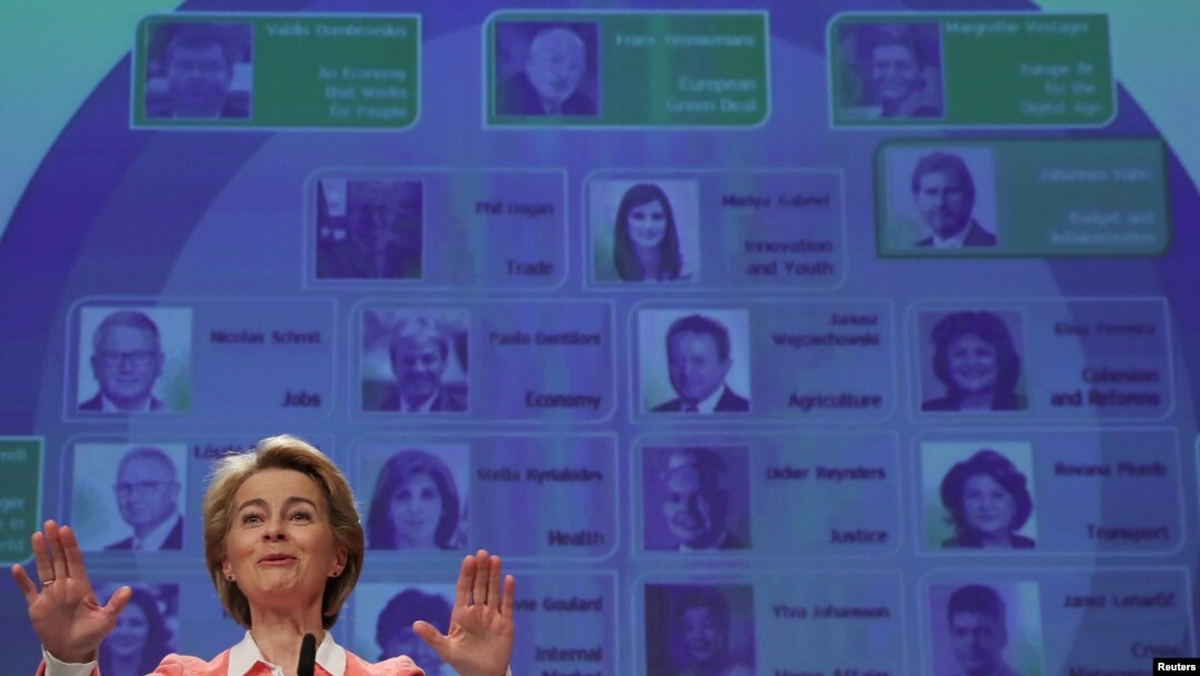 Ursula von der Leyen anunță distribuția portofoliilor din Comisie
