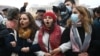 Armenia -- Opposition supporters demonstrate outside the main government building in Yerevan to demand Prime Minister Nikol Pashinian's resignation, December 12, 2020.