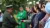 Башкортстанның Ярмәкәй районы Суыккүл авылында Украинадагы сугышка китеп, анда һәлак булган Рәфис Чулпанов белән хушлашу, 25 июнь