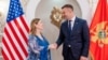 Američka ambasadorka u Crnoj Gori Džudi Rajzing Rajnke (Judy Rising Reinke) i premijer Milojko Spajić, jul 2025.