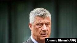 Președintele kosovar Hashim Thaci, Pristina, 16 iunie 2020